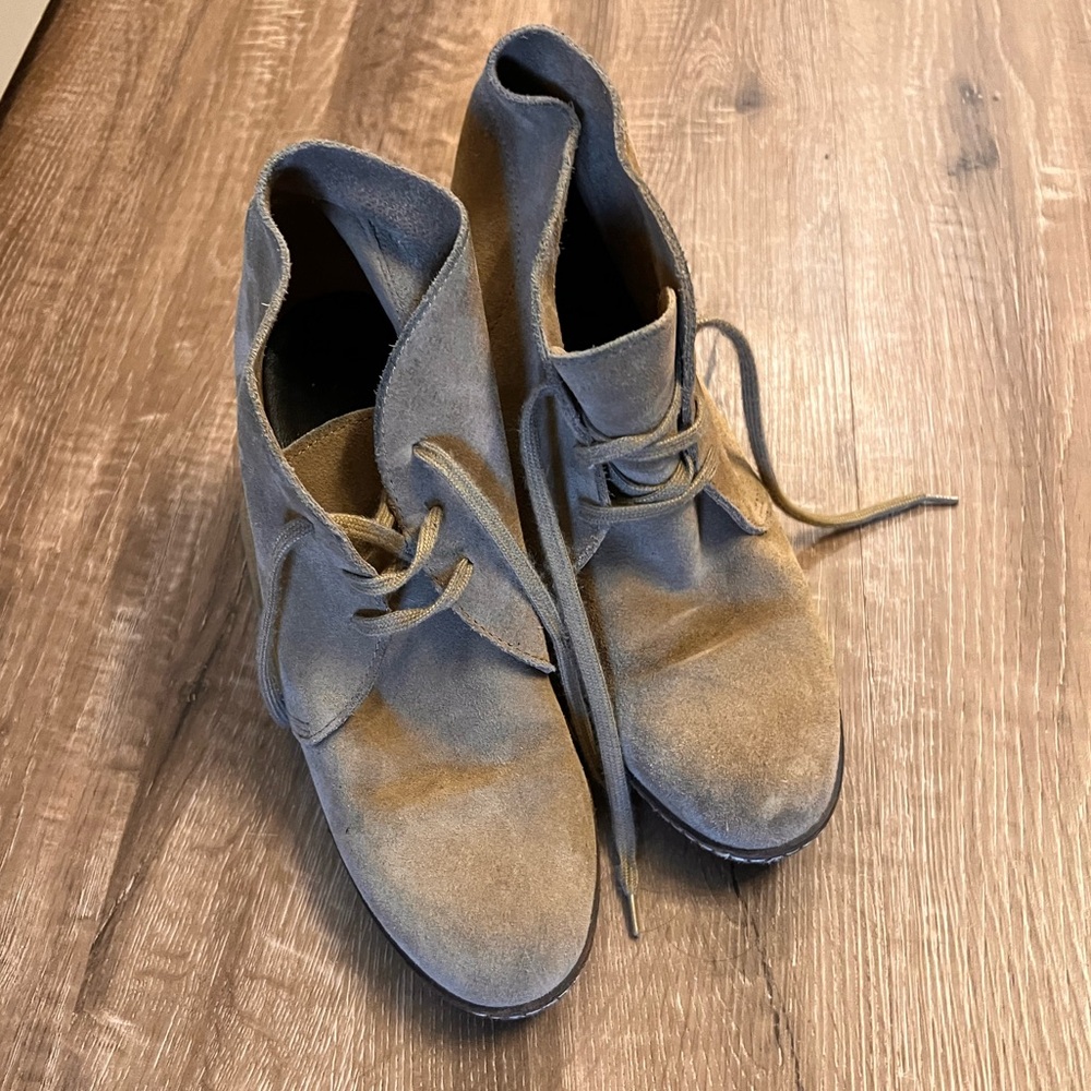 Wedge booties